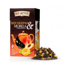 Чай черный ароматизованный с кусочками фруктов персика и абрикоса "Broskwinia & Morela", листовой, 100гp